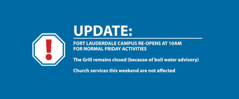 Campus Closed Due To City-Wide Water Issue