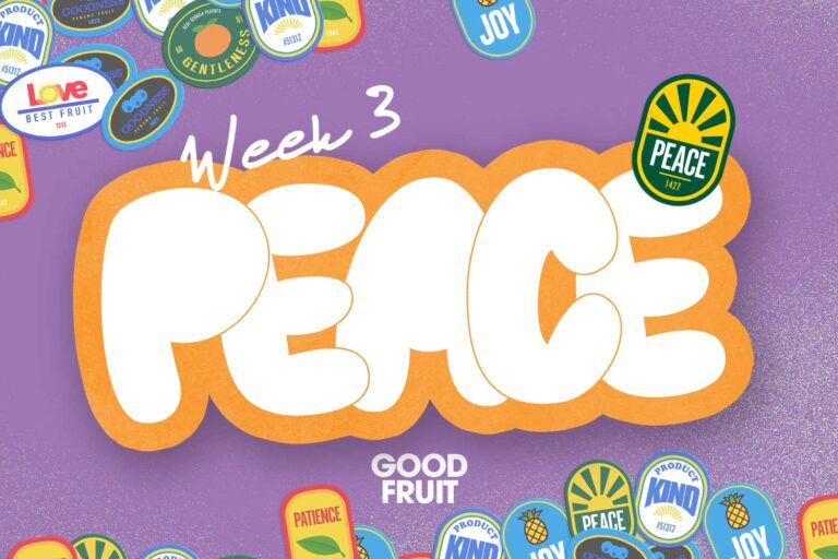 Good Fruit Week 3 Study Guide