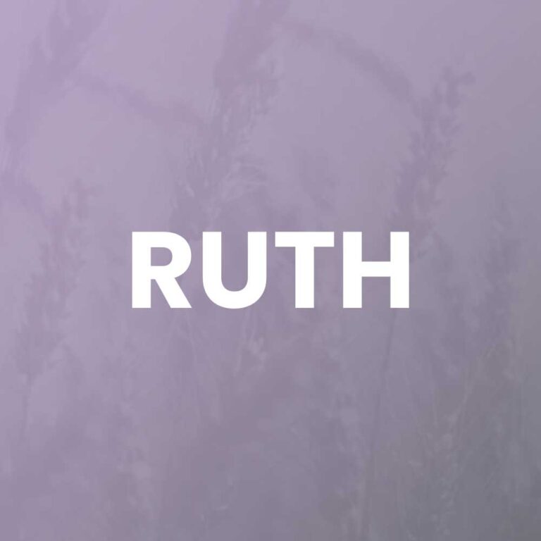 Week 3: Ruth 2-3